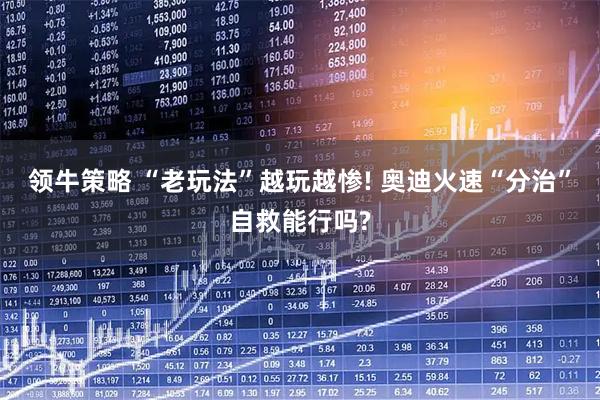 领牛策略 “老玩法”越玩越惨! 奥迪火速“分治”自救能行吗?