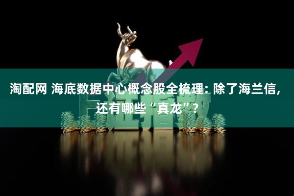 淘配网 海底数据中心概念股全梳理: 除了海兰信, 还有哪些“真龙”?