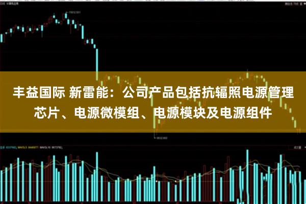 丰益国际 新雷能:公司产品包括抗辐照电源管理芯片、电源微模组、电源模块及电源组件